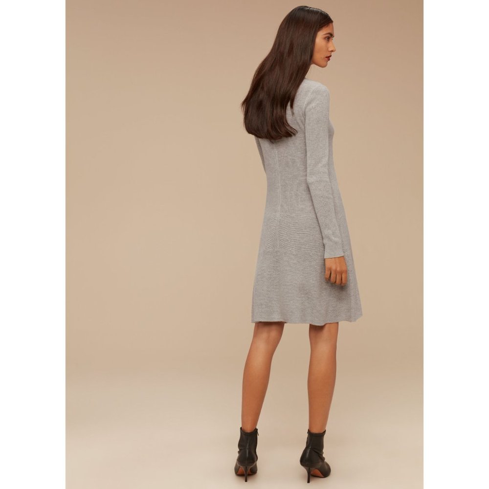 Aritzia BABATON Gray Maloney Sweater Dress sz M Women's - Picture 13 of 15